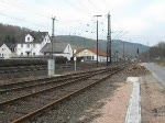 Ein LINT 41 der HLB (Hessische Landesbahn) eilt durhc Bad Hersfeld in Richtung Fulda.