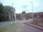 Wipperliese Einfahrt in den Bahnhof von Wippra.
