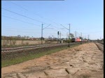 OHE 185 534 fuhr mit einem Containerzug durch Ochtmissen am 17.4