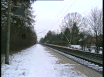 Eine 6-Wageneinheit der NOB durchfuhr am 19.12 den Bahnhof Prisdorf um in etwa 2 Stunde 45 minuten den Endbahnhof Westerland auf Sylt zu erreichen.  