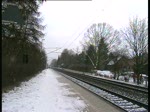 Zuerst durfuhr eine 6-Wagengarnitur der NOb den Bahnhof Prisdorf und danach eine Dnische EG 3100 den Bahnhof Prisdorf. GEsehen am 18.12.