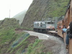 R�ckfahrt von Sibambe nach Alaus� an der Teufelsnase mit dem Touristenzug der ecuadorianischen Eisenbahn am 13.02.2011.