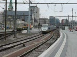 TGV Triebzug 553 verlsst am 24.02.09 den Bahnhof von Luxemburg in Richtung Paris.