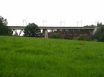 Thalys 9417 Paris - Kln berquert die Hammerbrcke bei Hergenrath (B) bereits in sehr gemssigtem Tempo, da er bald in den Bhf Aachen einfahren wird.