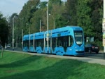 Straßenbahn des Typs Crotram TMK 2200 am 13.