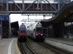. Abfahrt des Triebzuges 2307 der CFL im Bahnhof von Luxemburg in Richtung Koblenz.  28.01.2016