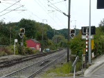 Dampflok CFL 5519 mit Wegmannwagen bei der Durchfahrt der Haltestelle Obercorn am 21.09.2008.