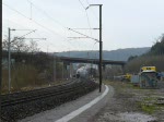 Mit einer starken Rauchfahne fährt Dampflok 5519 in der Nähe von Colmar-Berg in Richtung Mersch an mir vorbei. 14.12.2008