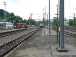 E-Lok 3003 setzt sich an die Spitze des Zuges im Bahnhof von Ettelbrck am 07.06.08.