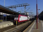 CFL LOK 4016 verlässt den Bahnhof Luxemburg mit ihrem Zug in Richtung Rodange über Esch Alzette.
