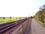 Bahnstrecke Bettembourg-Luxembourg die RB mit der CFL 4014, 4 Dostos und dem Dosto Steuerwagen 006 hat soeben den Bahnhof Bettembourg verlassen.