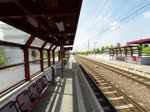 Luxemburg, Schouweiler, der CFL TW 2205 fährt als RB 5088 auf der Linie 70 in den Bahnhof Schouweiler ein.