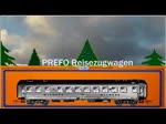 Vorweihnachtliche Video-Slideshow mit H0 PREFO DR Reisezüge, die von Loks der BR 118 und 119 gezogen werden.