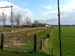 N.S.Lok 1756 rauscht mit ein DB garnitur aus Berlin vorbei nach Schiphol auf die Strecke Amersfoort -Amsterdam bei Soest.