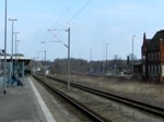 Die noch in Weiß gekleidete 2016 908-3 von der Österreichischen Firma RTS (Rail Transport Service GmbH), war als Lz in Rathenow und fuhr in Richtung Stendal weiter. 01.04.2011