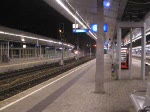 Gleich zwei Dieselloks der Baureihe 2016 ( Hercules ) waren notwendig, um diesen Güterzug durch den Bahnhof Wien-Meidling zu ziehen (6.2.2009).