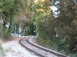 FROWOS 2062 053-0 am 13.10.2012 auf der Kaltenleutgebener Bahn als NF 19077 von Km 2,9 bis 3,3 in Richtung Waldmhle fahrend.