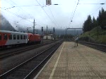 Am Freitag den 15.8.2008 fuhr ein Sonderzug gezogen von einer 1020 in rot durch den Bahnhof Mallnitz-Obervellach.