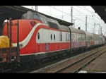 SVG 1142.635-0 berfhrt ein kleines Stck der 175 jhrigen deutschen Eisenbahngeschichte: neben BOB's V126 (ex 212 089-7), einem Lokomotion Gepckwagen, zwei BB-Nahverkehrswagen und dem Sahnestck