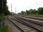 Nachdem sie wenige Minuten zuvor vom Sdbahnhof abgefahren war, fhrt die BB-Weltrekordlok in Doppeltraktion durch den Bahnhof Wien-Liesing; aufgenommen am 18.5.2009.