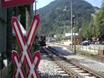 1245.04 mit einem Sonderzug beim Bahnhof Zell am Ziller; 25.08.09