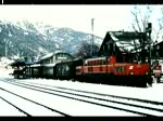 Als es Mitte der 1970er Jahre am Arlberg noch Nahverkehrszge gab, bestanden diese berwiegend aus Plattformwagen.