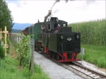 Abfahrt der Stainzer Lokalbahn in Kraubath in Richtung Preding-Wieselsdorf, 04.08.2019