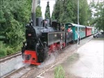 Abfahrt des Flascherlzuges der Stainzer Lokalbahn in Richtung Kraubath aus Preding-Wieselsdorf, 04.08.2019