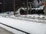 Die BR 1216 017 fhrt mit einem IC nach Wien Sd durch Breitenstein am 27.02.2009