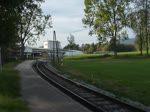 Mhlkreisbahn, Kurs nach Linz, passiert Schlgl, erste Station auf dem langen Weg nach Linz. Ende September 2010