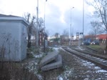 PESA Link SA139-003 bei zweitem Promotionsfahrt(Eröffnung Bahnverbindung Gorzow Wielkopolski - Zielona Gora) fährt in Miedzyrzecz ein, 07.12.2013