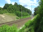 370 010  Stadion Poznan  mit EC 44 von Warschau nach Berlin am 22.07.2012 bei Frankfurt-Rosengarten.