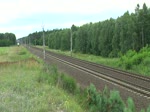 370 010  Stadion Poznan  mit EC 45 von Berlin nach Warschau am 21.07.2012 bei Boczw.