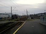 370 003 mit EC von Berlin nach Warszawa in Zbaszynek, 10.12.2017