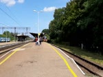Triebwagenzug EN57AL-2101ra 2 122 373-5 am 21.07.2019 in Köslin Westpommern bei der Ausfahrt in Richtung Belgard