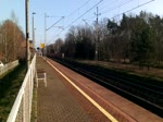 EN76-034 mit KW77247 von Poznan Glowny nach Zbaszynek in Haltestelle Satopy, 9.02.2020