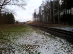 BR285-129 mit Kesselwagen bei Miedzyrzecz,13.12.2022