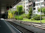 Ausfahrt des Voralpen Express in Richtung Luzern am 10.05.09 in Herisau.