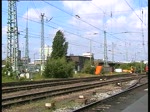 Durchfahrt einer Re 421 von SBB Cargo im Bremer HBF am 12.6 sieht hat im Schlepp einen ER 20 und einern ler.