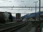 IC nach Chur am 28.02.10 in Murg.