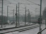 IC am 02.01.09 auf der NBS Rothrist- Mattstetten bei Wynau.