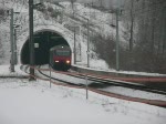IR am 02.01.09 auf der NBS Rothrist- Mattstetten bei Wynau.