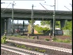 Eine Re 482 von SBB Cargo fuhr mit einem GZ ber die Harburger Gtergleise durch den Bahnhof Hamburg-Harburg am 22.5.
