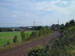 482 032-0 mit Schiebelok 295 088 zu sehen am 19.09.14 in Syrau/V. Gruß an die Besatzung der Schiebelok.