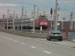 Die 101-812-3 mit dem EC 101 nach Chur. 15 Minuten verspätete Ankunft in Baden-Baden. Diesmal sogar mit einem Wagen der DB vorne mit dabei. Gefilmt am 27. Januar 2008 um 14:20 Uhr. (0:48 Minuten)