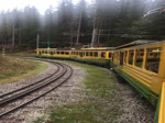 WAB Wengeralpbahn, Fahrt Richtung Wengen, 19.September 2020.