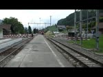 Schweiz 2012 - Einfahrt eines InterRegio am 4.7.2012 in Lungern.