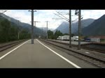 Schweiz 2012 - In Raron eilen am 5.6.2012 nacheinander ETR 610 707 - 7 und Re 460 099-5 in Richtung Westen.
