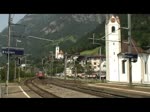 Schweiz 2012 - Wegen einem Felssturz bei Gurtnellen heißt es am 30.6.2012 für diesen InterRegio in Flüelen Endstation.