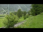 Rhtische Bahn 2008 - Um die Steigung so gering wie mglich zu halten, macht die Strecke Scuol Tarasp-Samedan bei Zernez eine groe Schleife.